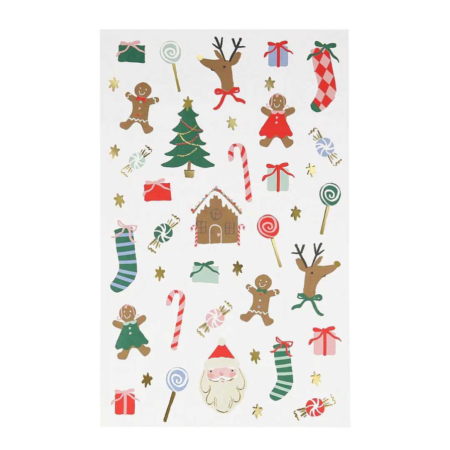 Decorar Meri Meri | 2 Hojas De Tatuajes De Navidad Jolly Sheet Meri Meri