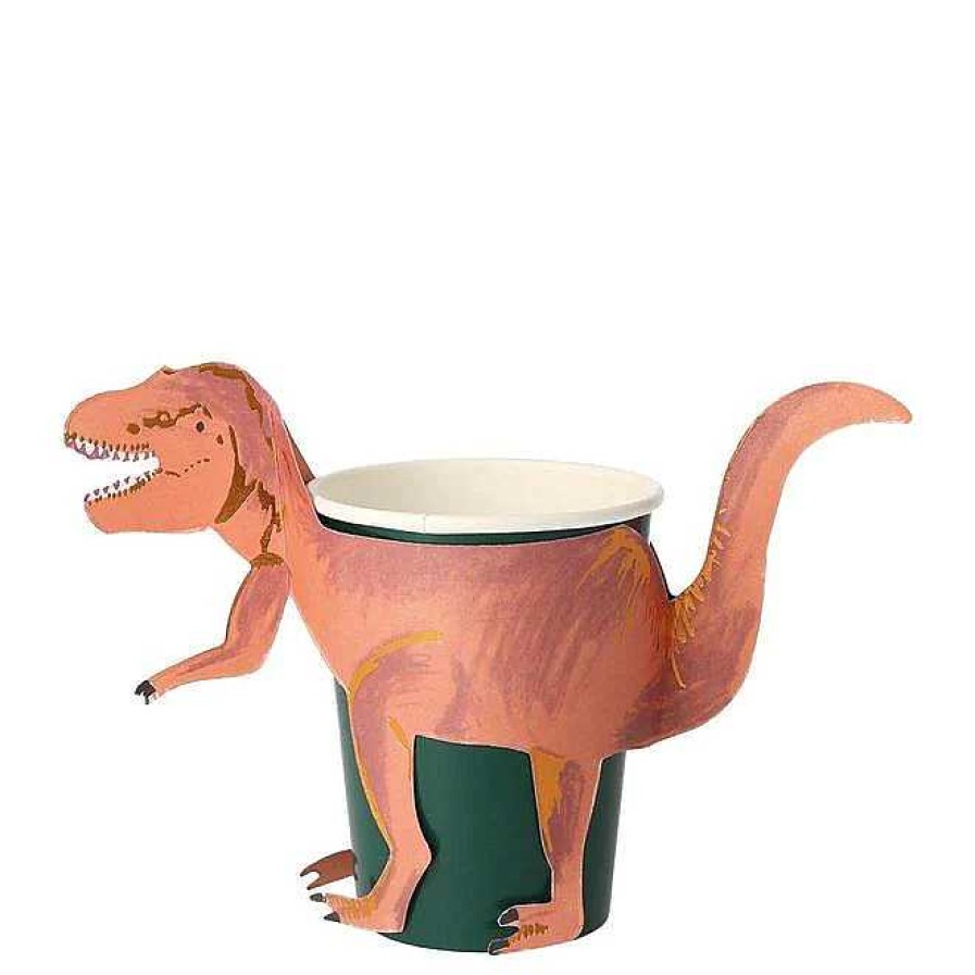 Decorar Meri Meri | Vasos T-Rex Meri Meri