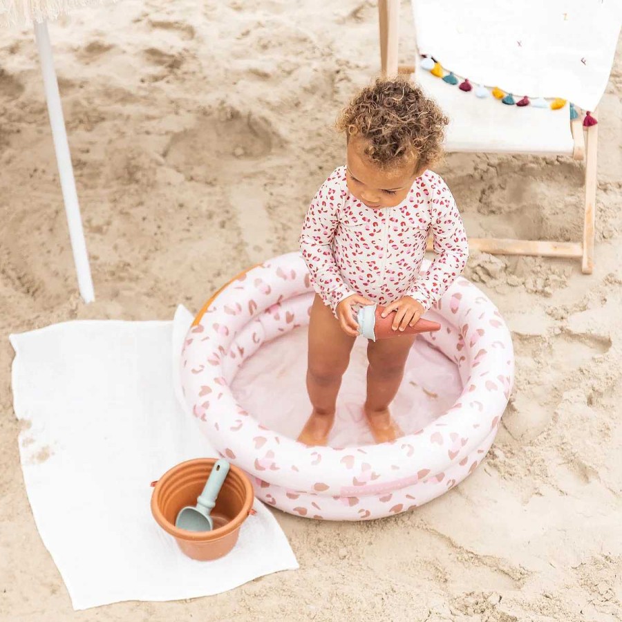 Cuidar The Swim Essentials | Piscina Baby Leopardo Rosa Talco