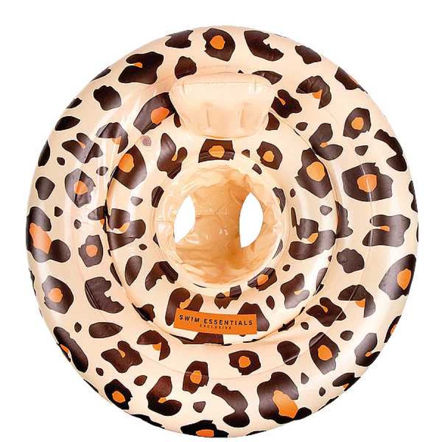 Cuidar The Swim Essentials | Flotador Baby 0-1 A O Leopard Beige