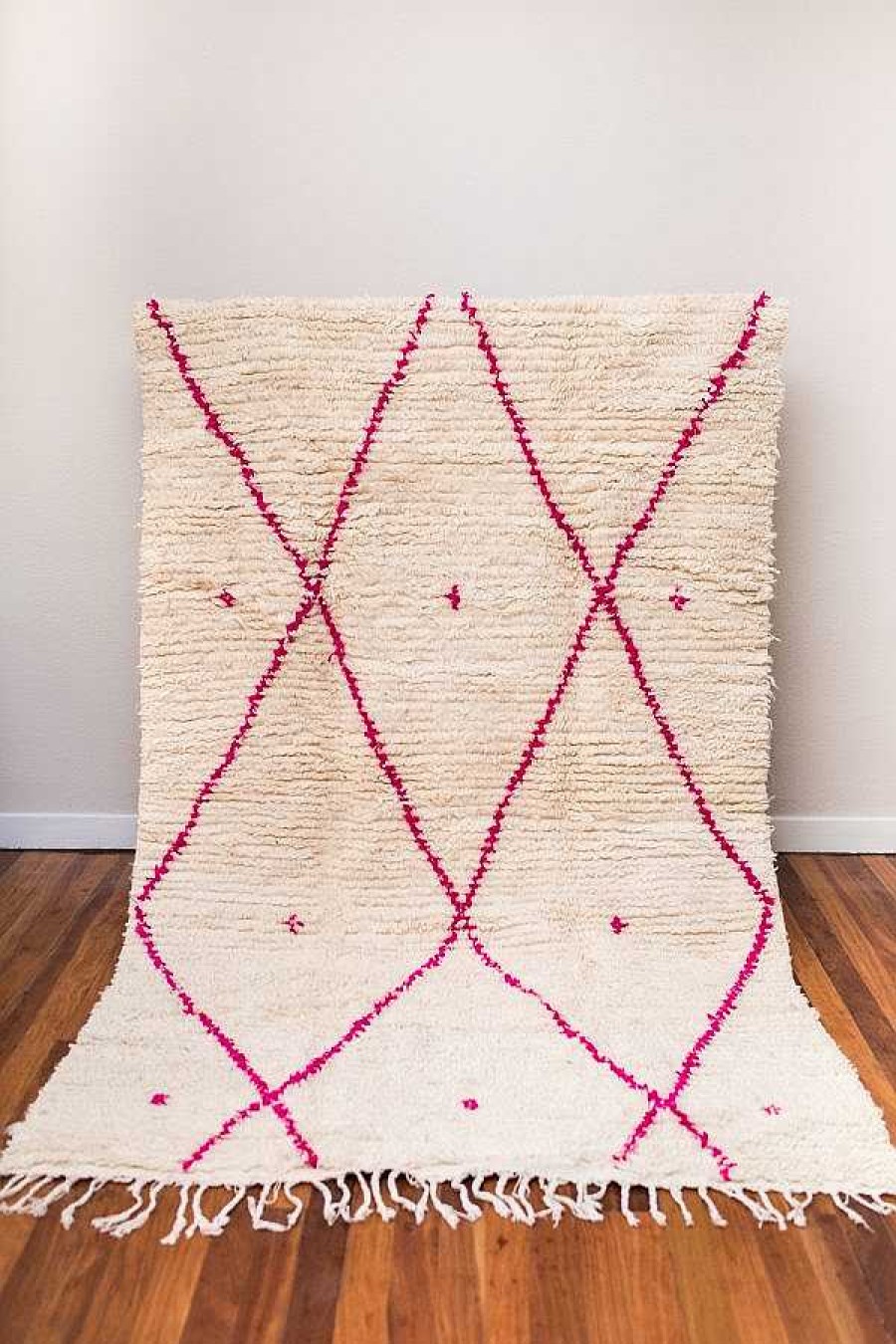 Decorar miroomi | Alfombra Bereber Geometrica Puntitos Pink