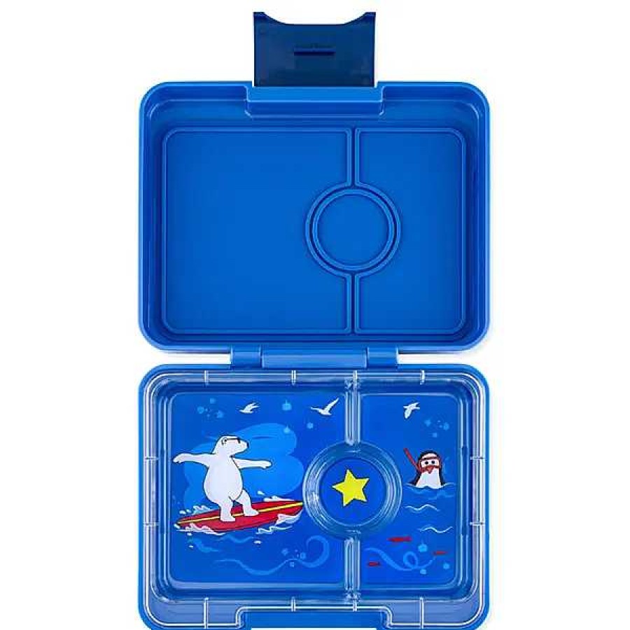 Cuidar Yumbox | Caja Almuerzo Yumbox Snack 3 Compartimentos Polar Bear Blue