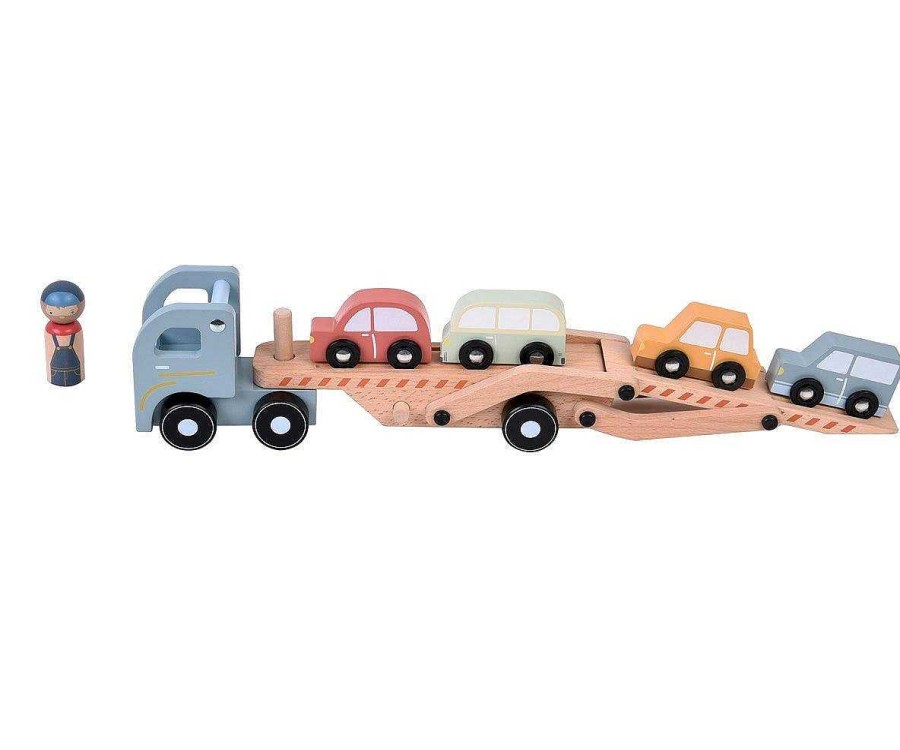 Jugar Plantoys | Cami N Transporte De Coches