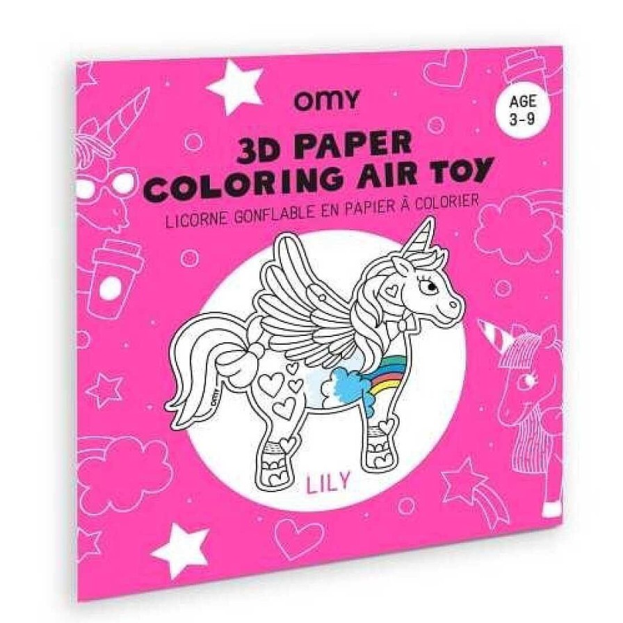 Jugar OMY | Juguete Hinchable Para Colorear Unicornio