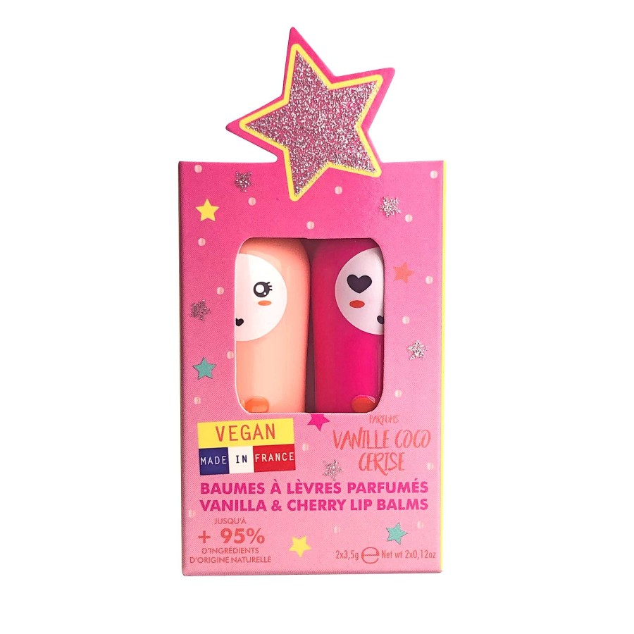 Cuidar Inuwet | Set De 2 B Lsamos Labiales Starlight (Cereza Y Coco)