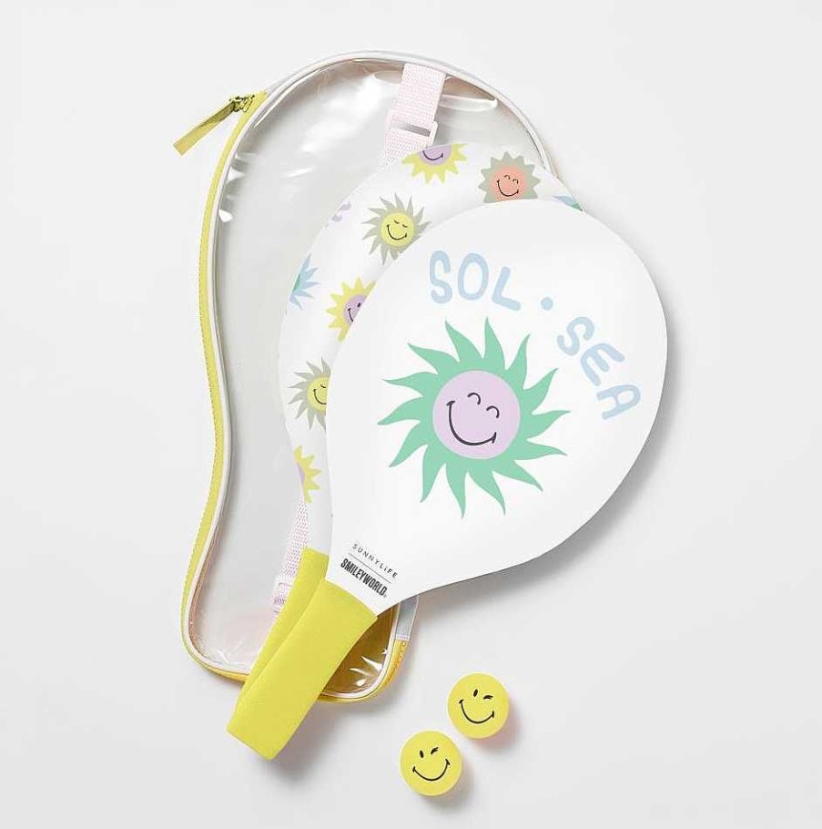 Jugar Sunnylife | Set Palas Playa Sunnylife Smiley World Sol