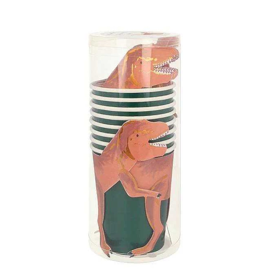 Decorar Meri Meri | Vasos T-Rex Meri Meri