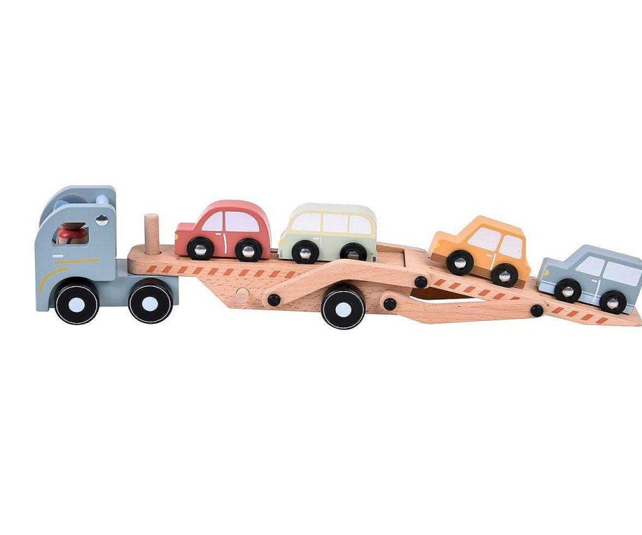 Jugar Plantoys | Cami N Transporte De Coches