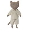 Jugar Maileg | Gatito En Pijama Vichy