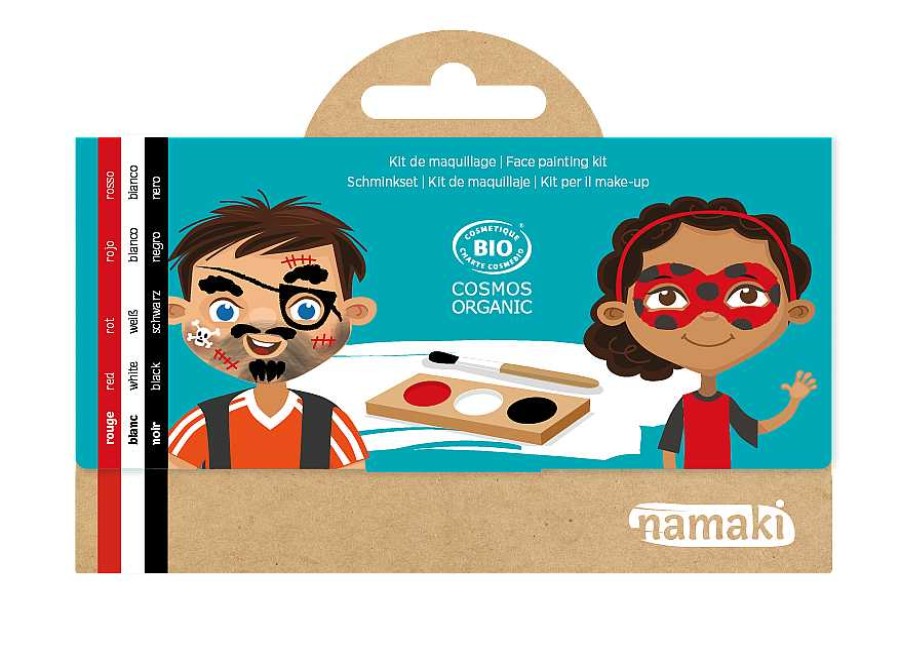 Jugar Namaki | Kit De Maquillaje 3 Colores Pirata Y Mariquita